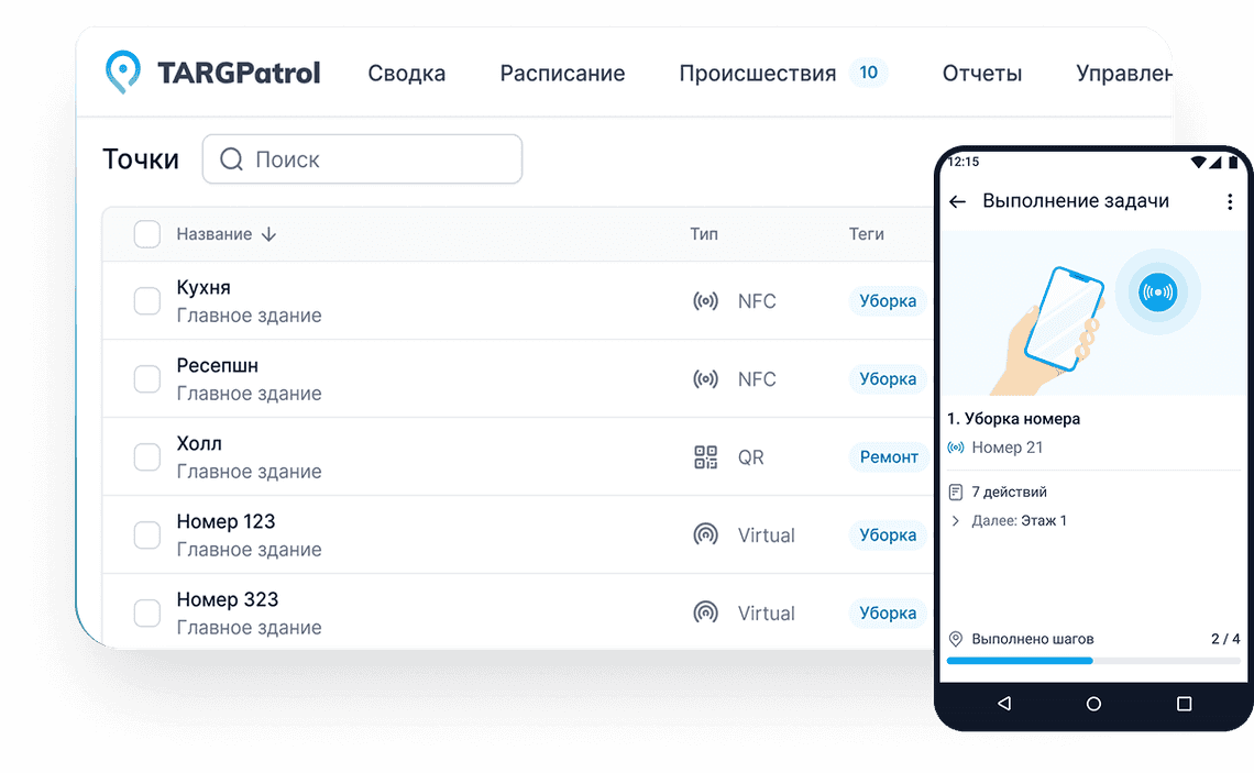 Автоматизация контроля качества уборки
