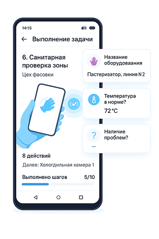 TARGPatrol — Контроль на пищевом производстве