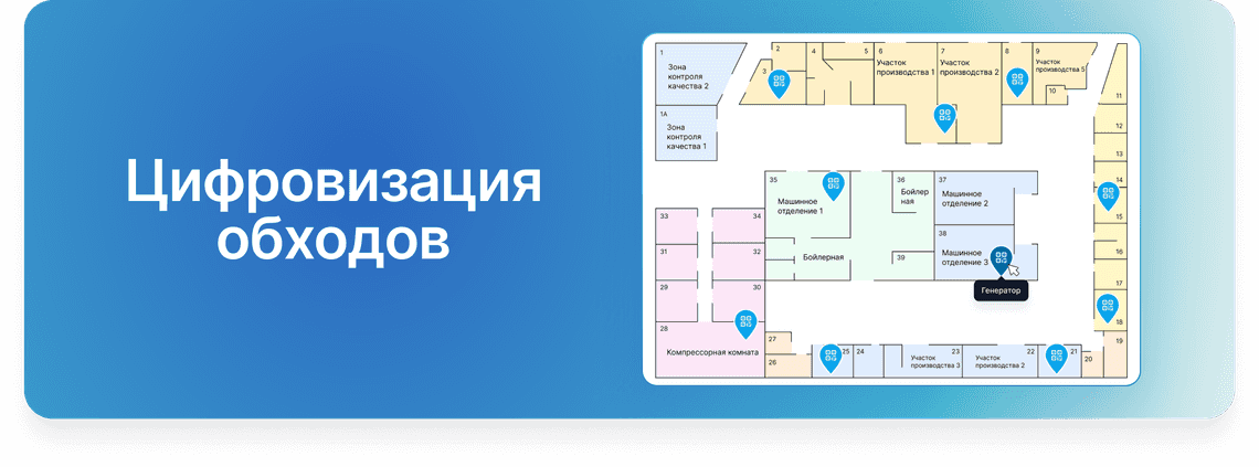 Автоматизация обходов оборудования